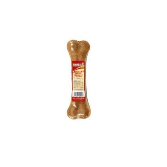 Ossa Extra Grande in Pelle Bovina per Cani - 17 cm di Comfort e Salute per il Tuo cane | Accessori di Qualità su Articoli