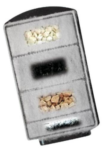 Cartuccia di ricambio per filtro acquario cascade 200