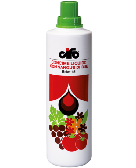 Concime liquido Eclat con Sangue di Bue per Piante - 1 Litro di Nutrimento Naturale per una Crescita Rigogliosa - Articoli per A