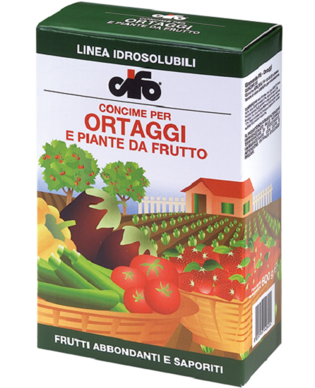 Concime Naturale per Ortaggi e Piante da Frutto Cifo - 600 Grammi | Nutrimento Ideale per il Giardino su ArticoliAnimali.net
