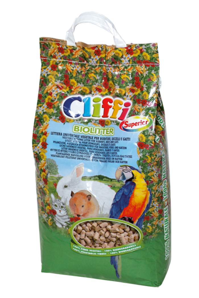 Lettiera Vegetale Biolitter 8 Litri per Conigli Nani e Gatti - Comfort e Salute Naturale per i Tuoi Animali | Articoli per Anima