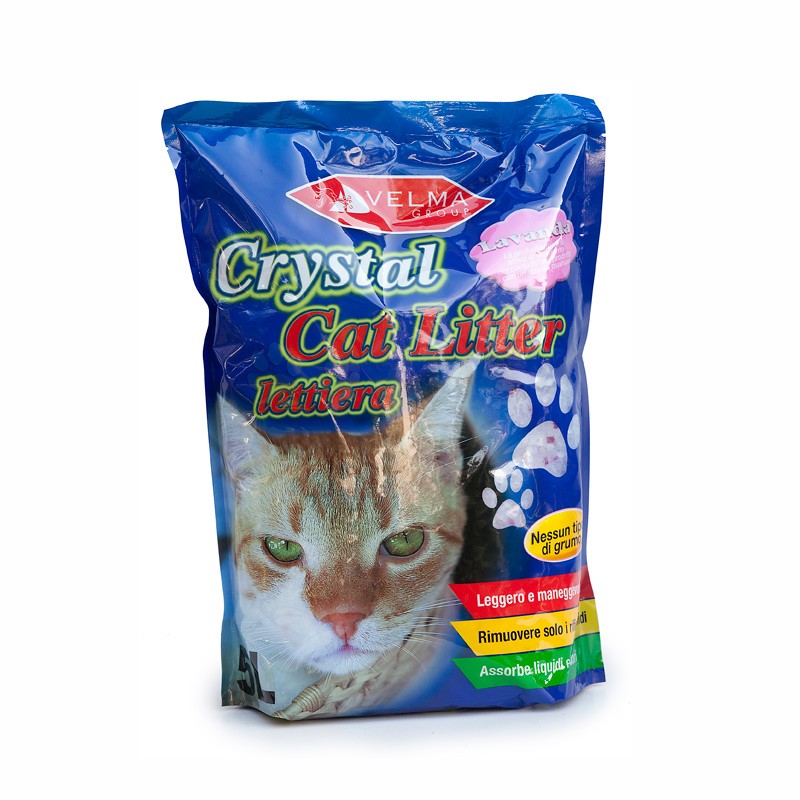 Lettiera in Silicio per Gatti 5 Litri - Freschezza alla Mela Verde per Comfort e Igiene - Articoli per Animali di Qualità