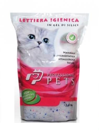 Lettiera per gatto silicio professional pets 6x2.5kg