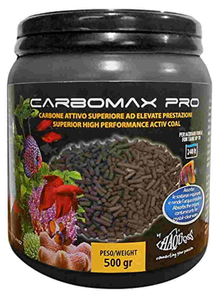 Carbone attivo per acquario carbomax pro 500gr