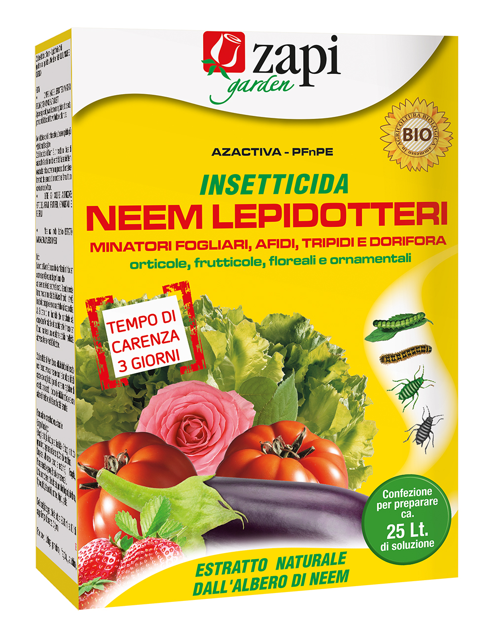 Azactiva Insetticida Neem per Lepidotteri - 50ml: Soluzione Naturale e Sicura per la Salute delle Tue Piante su ArticoliAnimali.