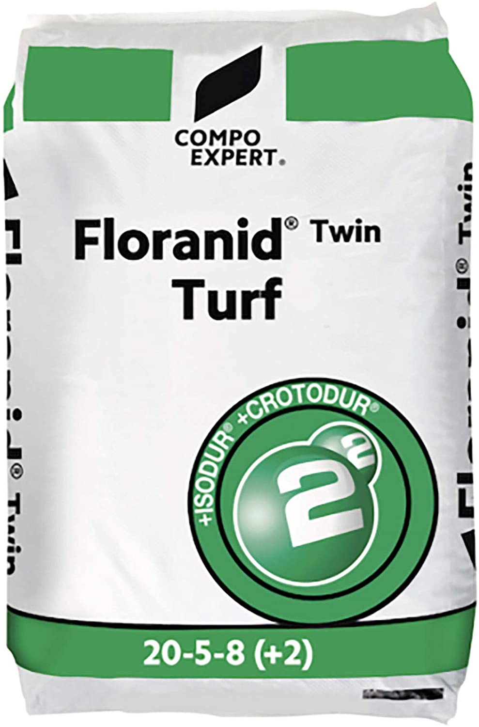 Floranid Rasen Turf ex Twin 20-5-8: Concime Premium per Prato di Alta Qualità - 25 kg per un Giardino Rigoglioso e Sano |