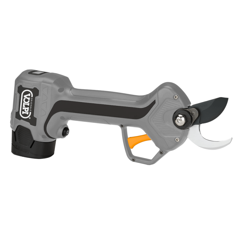 Potatore elettronico Senza Filo Volpi KV295 - Strumento Professionale per Potatura per Parchi e Giardini con 2 Batterie Incluse