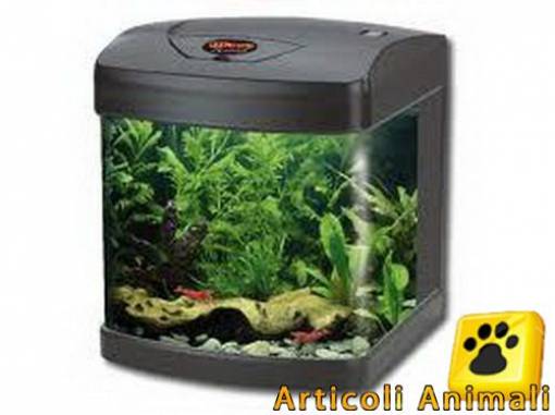 Acquario wave xcube 26 lt nero completo con filtri