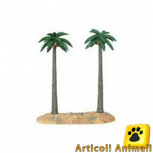 Decorazione per acquario e terrario palm double large 31x12x30h