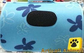 Trasportino zolux per cani e gatti 43x24x25 con tracolla