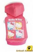 Abbigliamento cane felpa hello kitty portraits cm 20