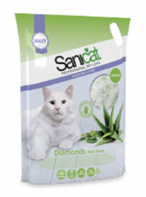 Lettiera per gatti aloe vera ai cristalli di silicio 5 litri
